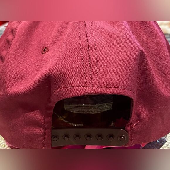 Vintage "trucker hat" snapback Buz Post Pontiac GMC Isuzu" burgundy Aztec-style - Picture 9 of 11